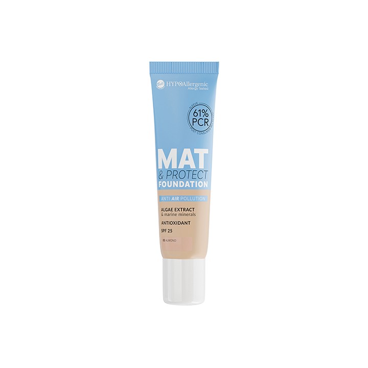 Fondotinta Mat & Protect SPF 25 Ivory 30g | SL Beauty