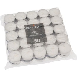 Candele Tealights Bianche 50 Pezzi | SL Beauty