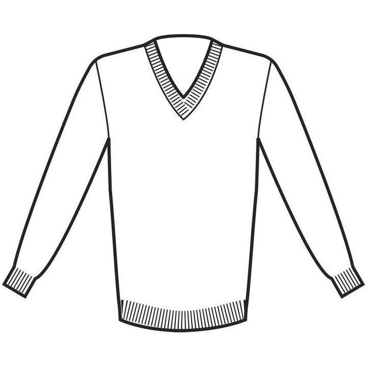 Maglia Scollo a V Unisex