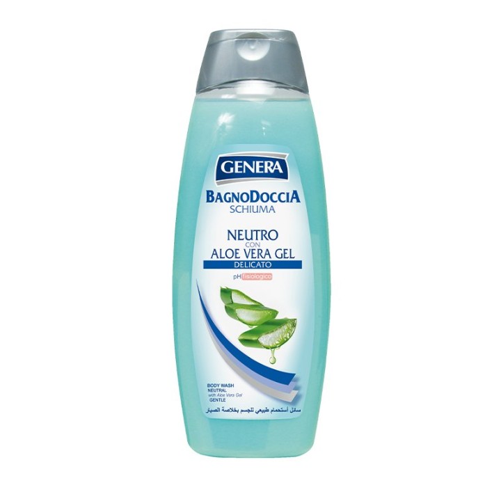 Bagnodoccia Schiuma Genera Neutro Aloe Vera Gel 1000 ml | SL Beauty