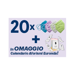 Promo Pack Mascherine FFP2 Monoart + Calendario Aforismi