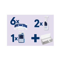 Promo Pack Kit Sanifizer con vaschetta di decontaminazione Euronda