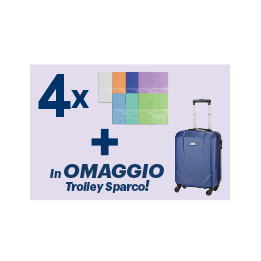 Promo Pack Copritestiere Monoart + Trolley Sparco