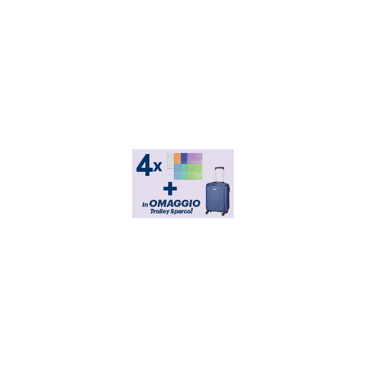 Promo Pack Copritestiere Monoart + Trolley Sparco