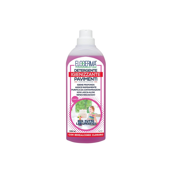 Eloberma Detergente Igienizzante Pavimenti Fiorito 1000 ml | SL Beauty
