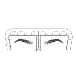 Righello Adesivo Simmetria Sopracciglia 10 pz