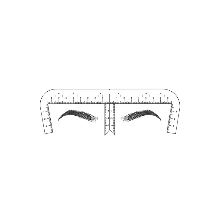 Righello Adesivo Simmetria Sopracciglia 10 pz