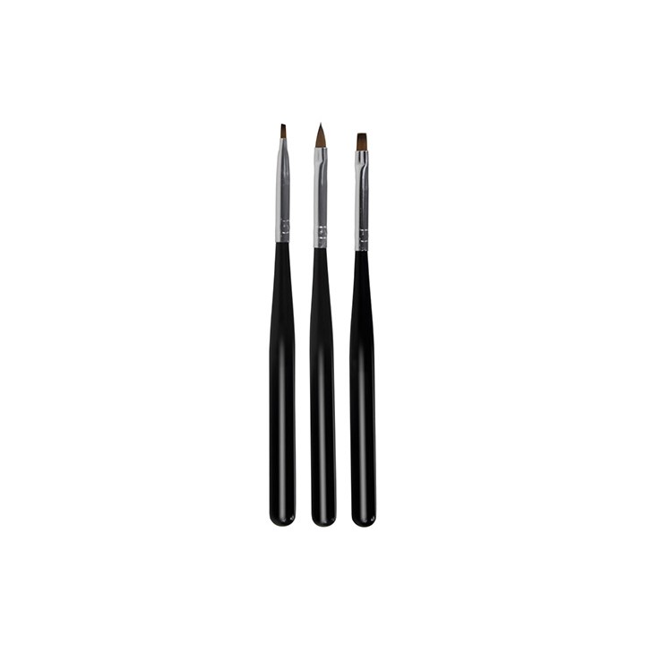 Set Pennelli Henna Brow 3 pz - Setola Naturale