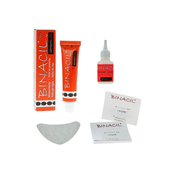 Kit Colore Ciglia e Sopracciglia Castano - Tinta Pro