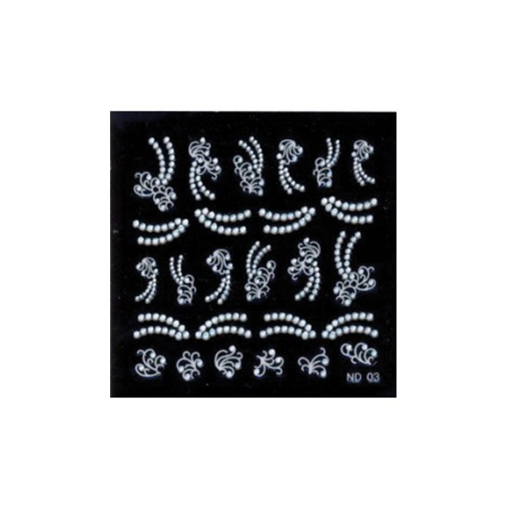 Stickers 3D Figure Astratte - Nail Art Moderna | SL