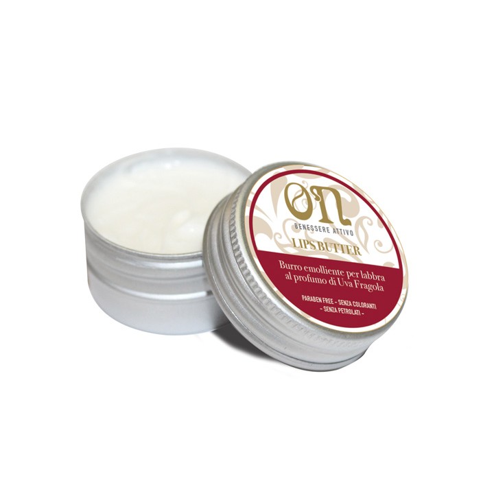 Burro Emolliente Labbra Uva Fragola 15ml