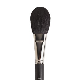 Pennello Cipria Tondo N.25 Pelo Naturale - Professionale