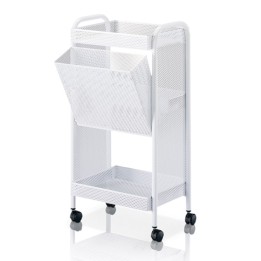 Carrello Estetica Depilazione con Cesta Portatutto