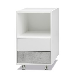 Cassettiera Beauty 2 Cassetti Cemento | SL Beauty
