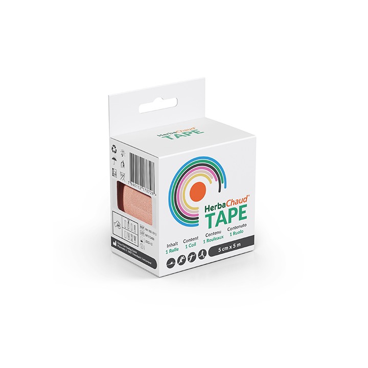 Kinesio Tape Beige 5x5m Bendaggio Elastico