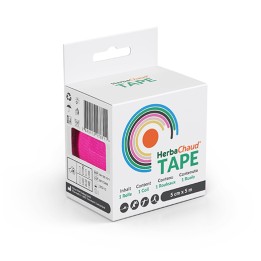 Kinesio Tape Fucsia 5x5m Bendaggio Elastico