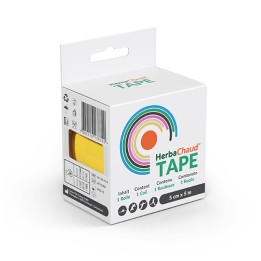 Kinesio Tape Giallo 5x5m Bendaggio Elastico