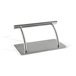 Poggiapiede Acciaio Inox per Pedicure Professionale