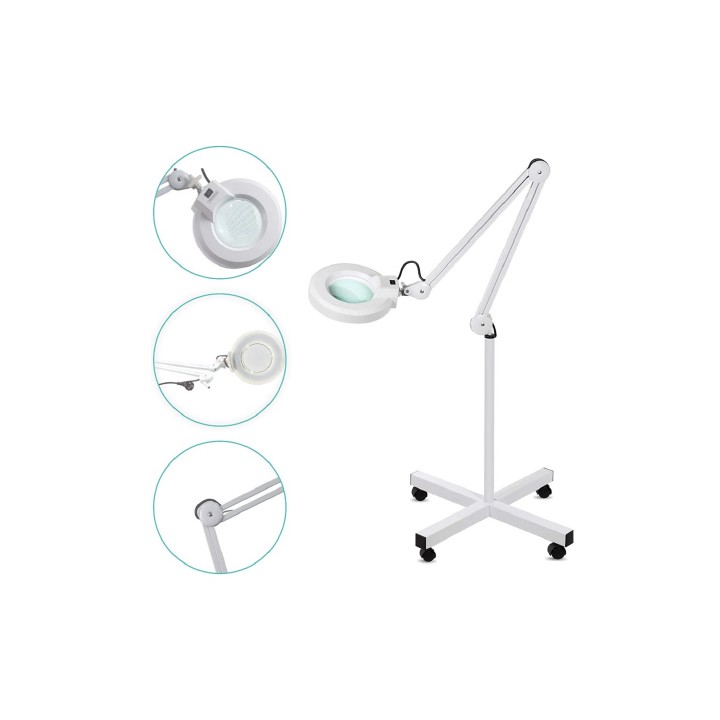 Lente 5 Diottrie Stativo a Incrocio LED | SL Beauty