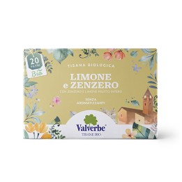Tisana Bio Limone e Zenzero 20 Filtri | SL Beauty