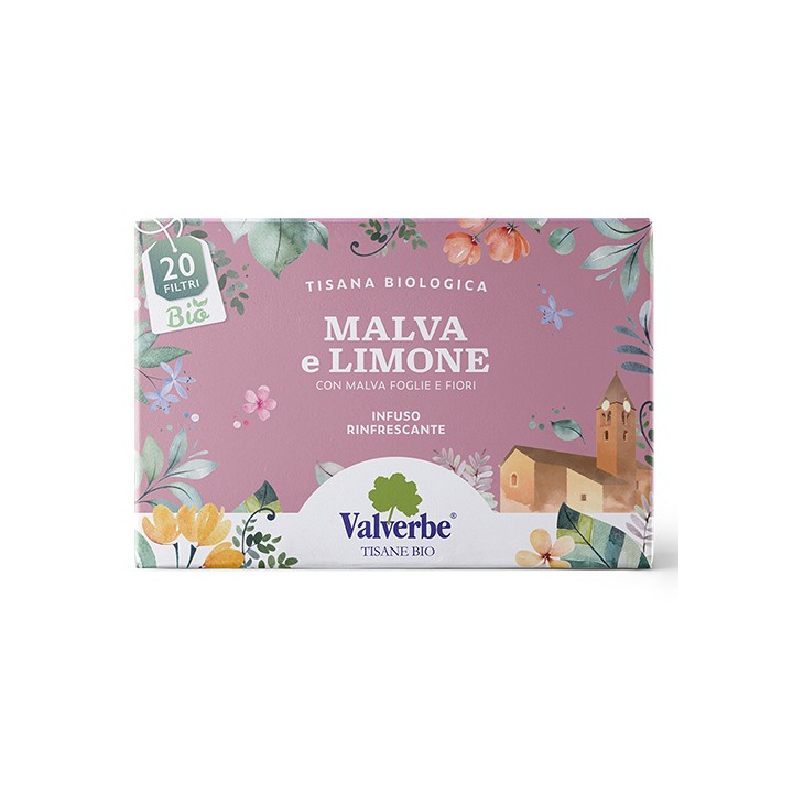 Tisana Bio Malva e Limone 20 Filtri | SL Beauty
