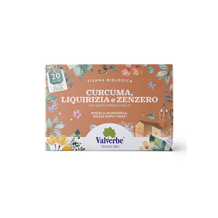 Tisana Bio Curcuma Liquirizia Zenzero | SL Beauty
