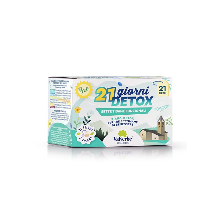 Tisana Bio 21 Giorni Detox 21 Filtri | SL Beauty
