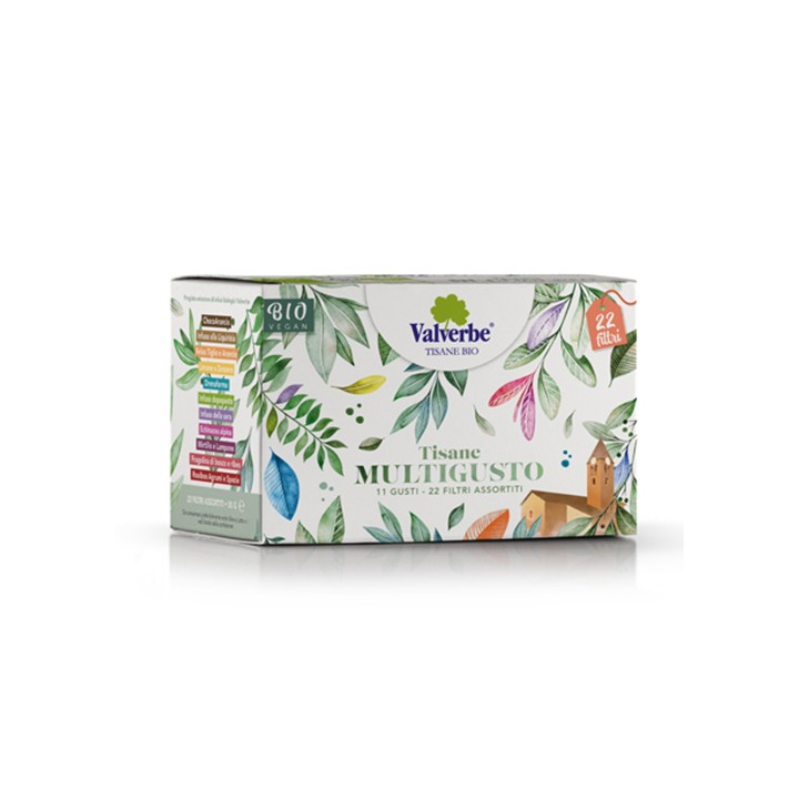 Tisana Bio Multigusto 22 Filtri | 11 Gusti Bio