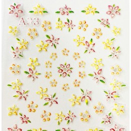 Sticker Unghie Fiori 50 pz - Nail Art Floreale