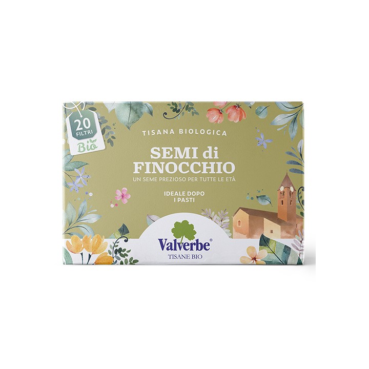 Tisana Bio Finocchio 20 Filtri | Sgonfiante Naturale