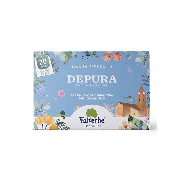 Tisana Bio Depura 20 Filtri | Tarassaco e Spirea