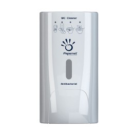 Dispenser Antibatterico Gel Detergente WC Bianco