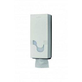 Dispenser Carta Igienica Interfogliata Bianco