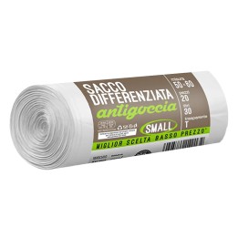 Sacchetti Rifiuti Trasparenti 50x60 cm - 20 Pz