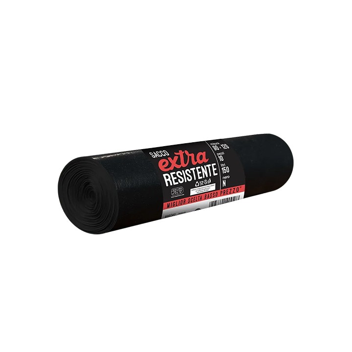 Sacco Rifiuti Extra Resistente 90x120 cm 150L