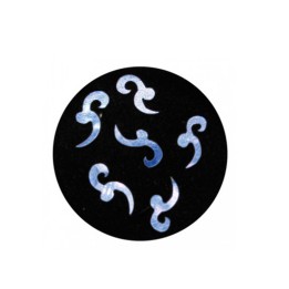 Figurine Madreperla Astratto Blu Nail Art | SL