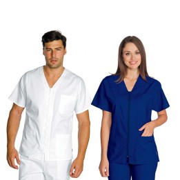 Casacca Milano Unisex Bianco Cotone - Divisa Salone