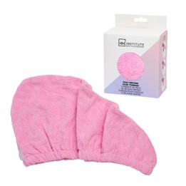 Turbante Asciugacapelli in Cotone Rosa