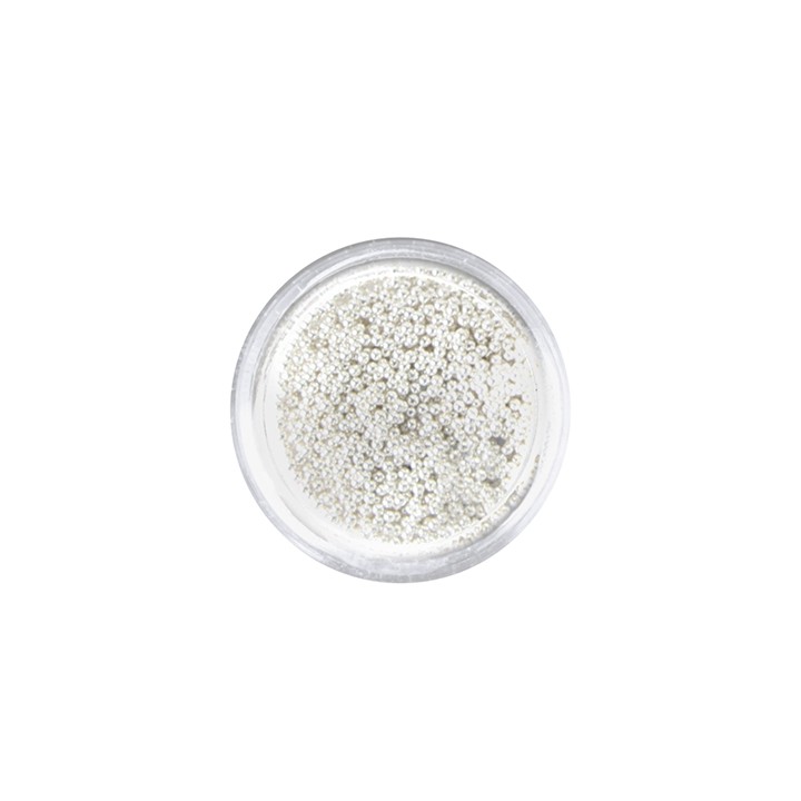 Microperle in Vetro Argento 1mm Nail Art | SL