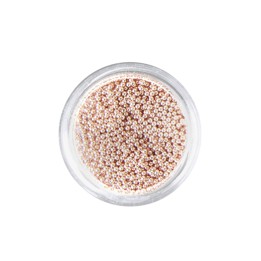Microperle in Vetro Rosa 1mm Nail Art | SL Beauty