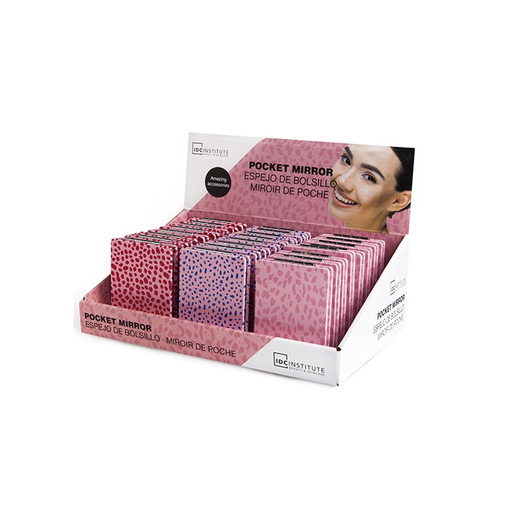 Espositore Specchietti Colorati 24 Pezzi - Doppia Faccia