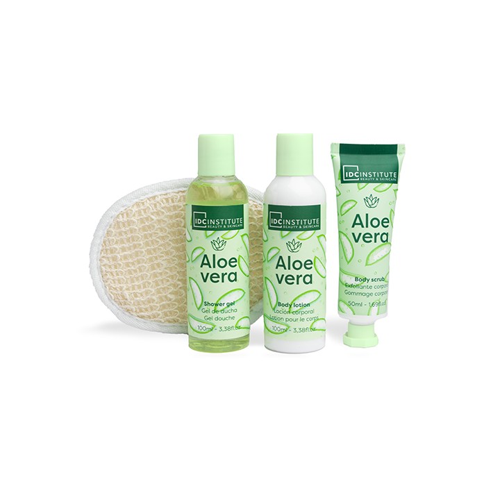 Set Corpo Aloe Vera 4 Pezzi Gel Scrub Crema | SL Beauty