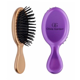 Spazzola per Capelli Viola e Oro | SL Beauty