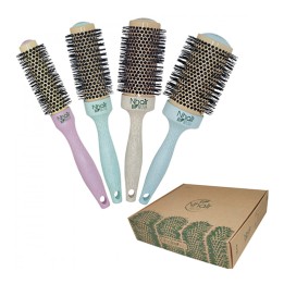 Kit 4 Spazzole Termiche Bio Brush Ceramica | SL Beauty