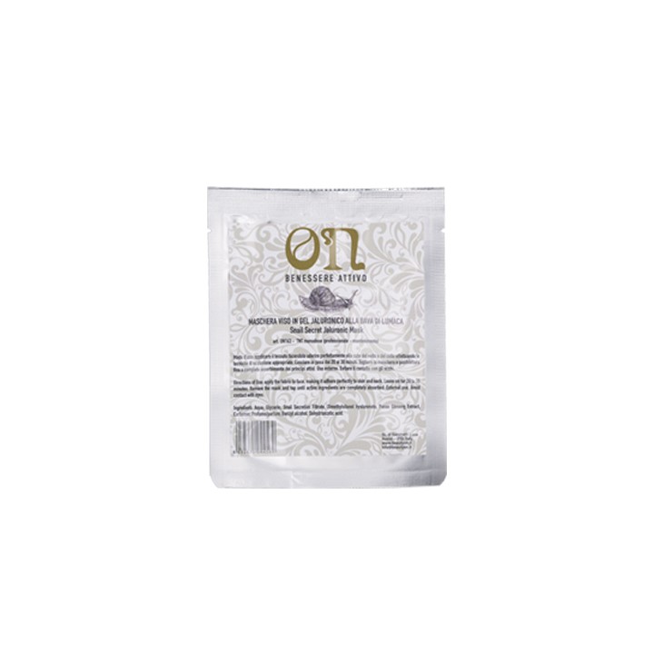 Maschera Viso Tessuto Bava Lumaca Ialuronico | SL Beauty