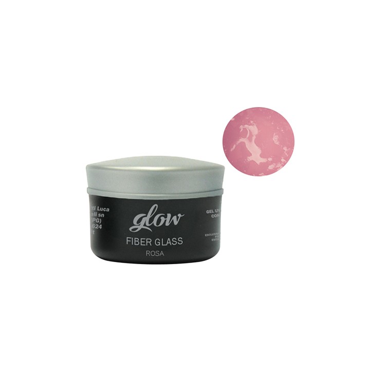Gel UV/LED Fibra di Vetro Rosa 20ml