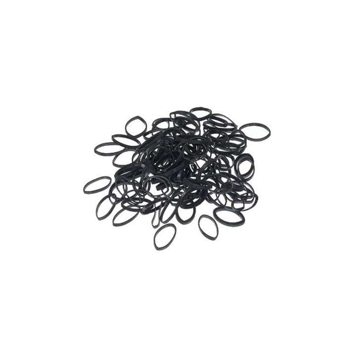 Elastici Mini Neri 500 pz Diam. 20 mm - Scorta Pro