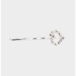 Mollette Strass Cuore 2 pz - Accessorio Capelli