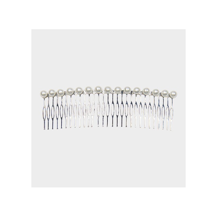 Fianchino Grande con Perle 12,5 cm - Fermaglio Professionale