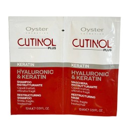 Shampoo e Maschera Keratin 15+15ml - Ristrutturante